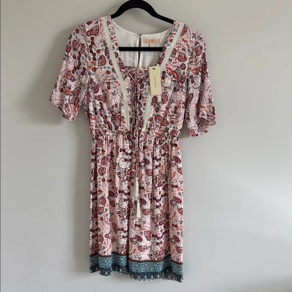 Skies are Blue Floral Print Dress - Picture 4 of 8